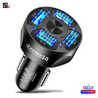 Đầu cắm sạc ô tô vitog 36w 4 cổng usb sạc nhanh qc 3.0
