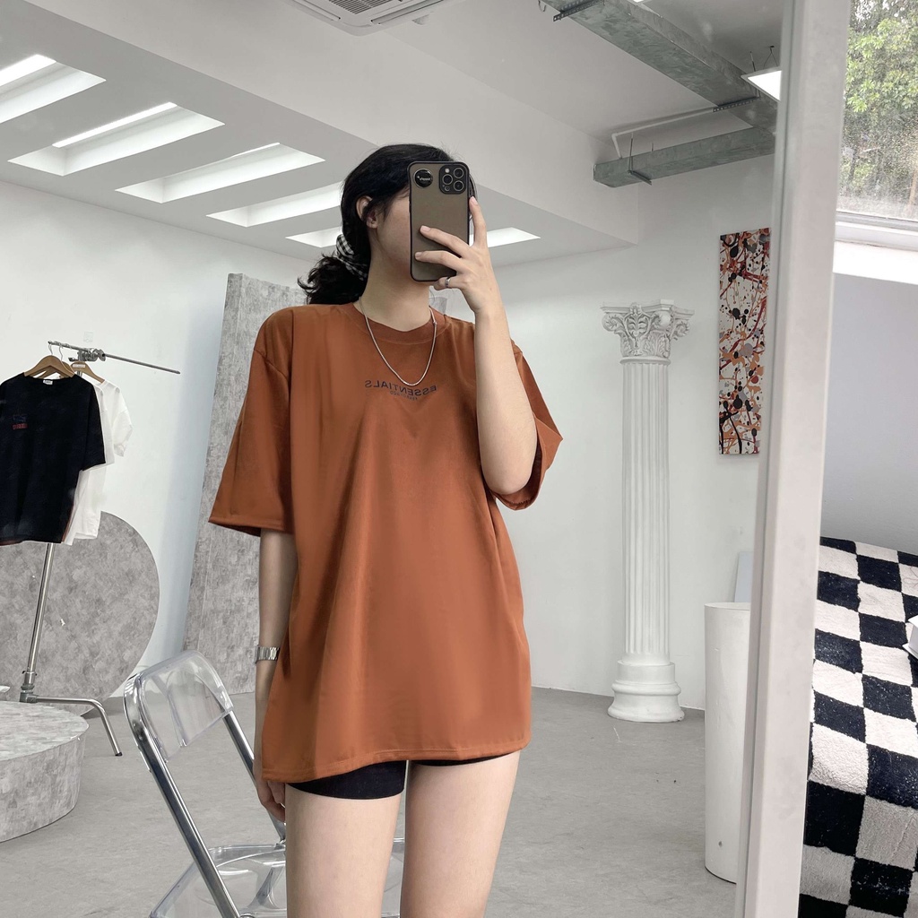 Áo thun nam nữ dáng rộng, áo phông unisex oversize chất liệu cotton nhiều màu giá rẻ