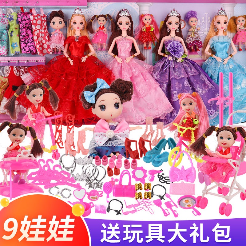 Đồ chơi Barbie Cô gái Trẻ em Búp bê Bộ lớn Thị trường Bán buôn Mua ròng Red Snow White