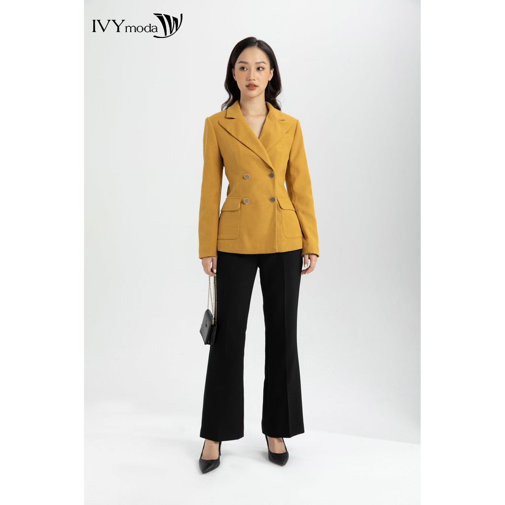 Áo Vest nữ nhung tăm IVY moda MS 67M6251