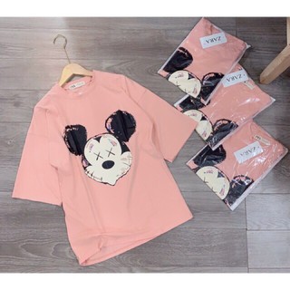áo phông mickey hồng