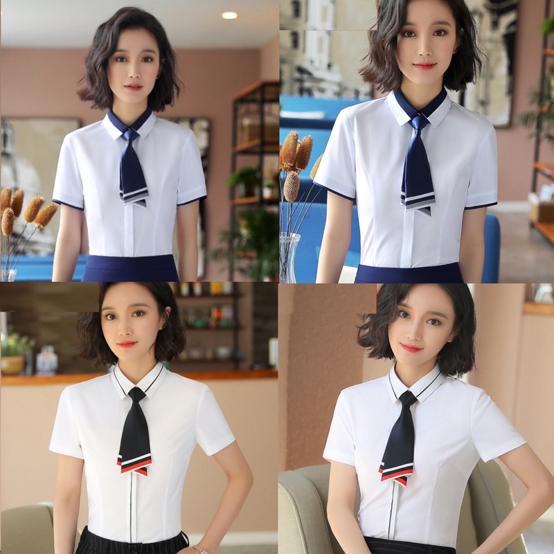 Nơ cài áo cavat cài áo công sở, sinh viên phong cách thời trang thanh lịch