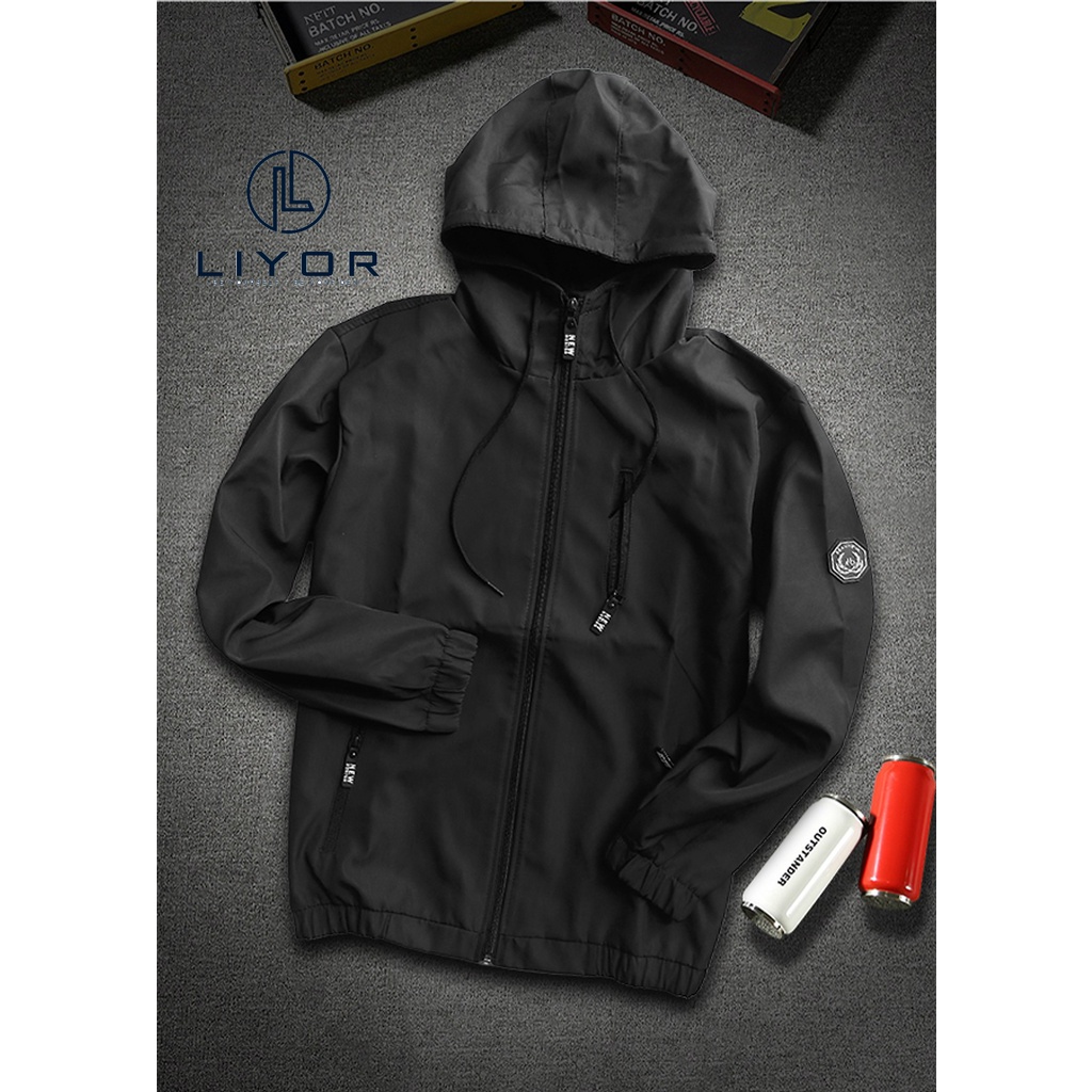 Áo khoác dù nam, áo gió có mũ Liyorstore unisex vải mát AK15