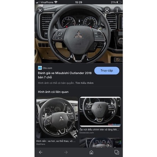 Bọc vô lăng cacbon mitsubishi outlander