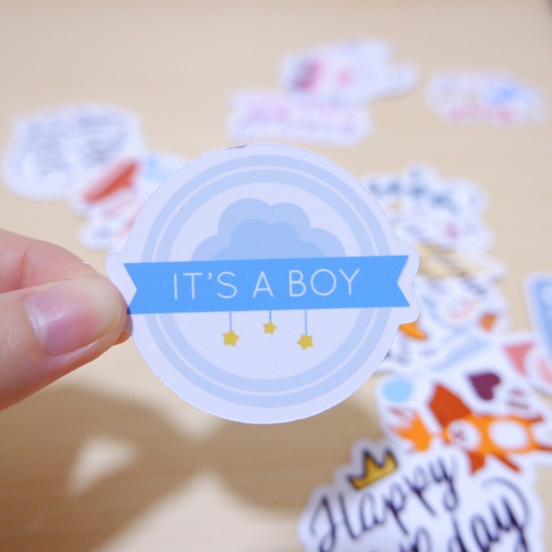 BABY Sticker die-cut - Sticker cắt rời - Nguyên vật liệu làm Scrapbook Handmade - Nhật Ký Cho Bé Yêu P.1