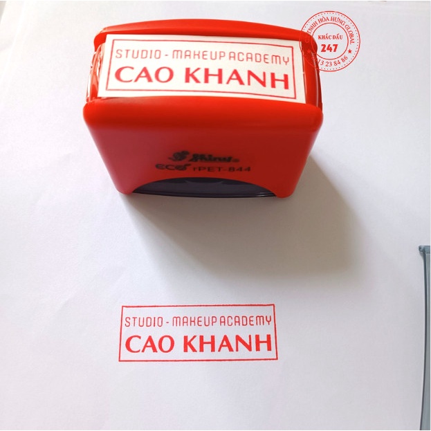 KHẮC DẤU TÊN, CON DẤU MỘC ĐÓNG BILL BƯU ĐIỆN CHO SHOP - Khắc Dâu Chất Lượng Cao Thương Hiệu Shiny