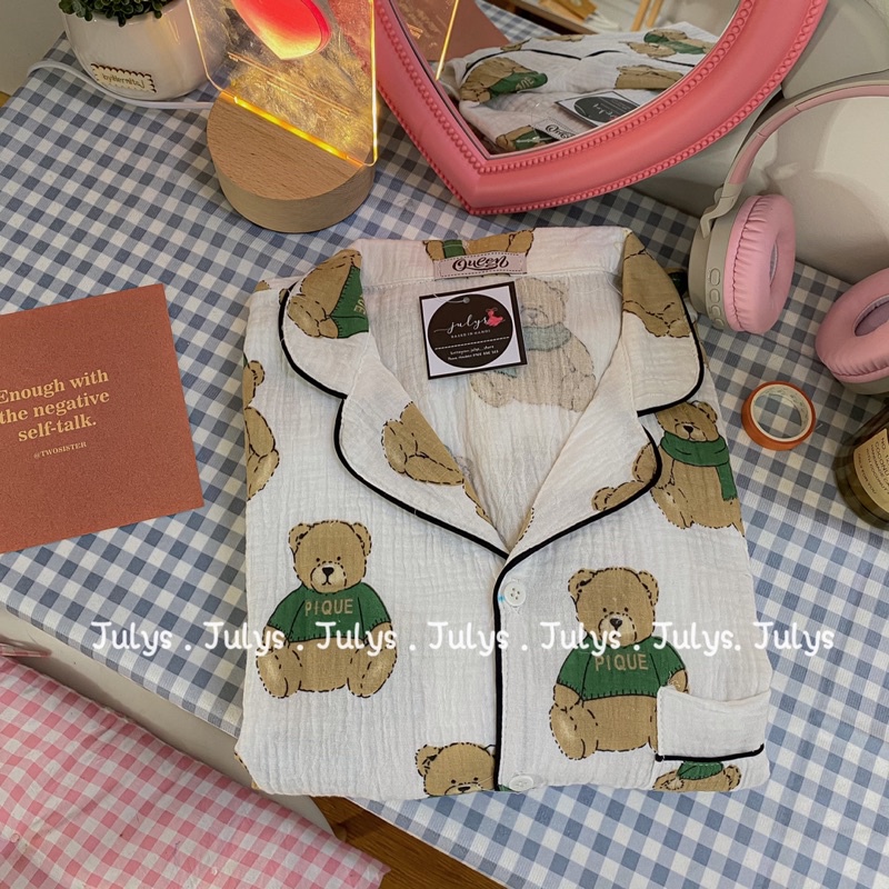 SET NGỦ pyjama viền 6 màu (ảnh thật shop chụp kèm video) | BigBuy360 - bigbuy360.vn