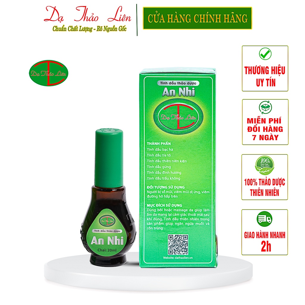 Tinh dầu an nhi Dạ Thảo Liên 100% thảo dược thiên nhiên 5ml