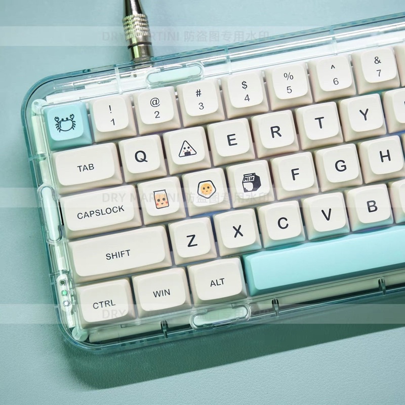 [Mã 44ELSALE2 giảm 7% đơn 300K] Set Keycap Pbt Xda Sea Salt 120 Nút Cho Bàn Phím Cơ