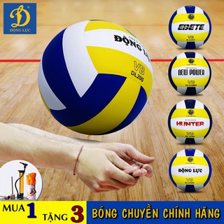 Bóng Chuyền Da Thi Đấu Chính Hãng Động Lực Phù Hợp Sân Ngoài Trời Và Trong Nhà