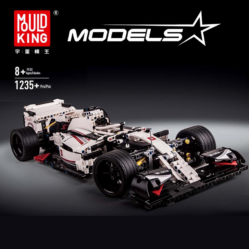 1020-Đồ chơi lắp ghép kiểu Lego Technic xe F1 của Mould King