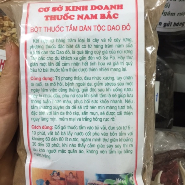 bột tắm ngừoi dao đỏ 250g