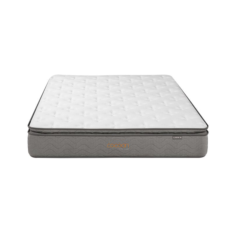 Nệm lò xo túi Liên Á Cocoon Grey Luxe_ Bảo Hành Chính Hãng 10 Năm