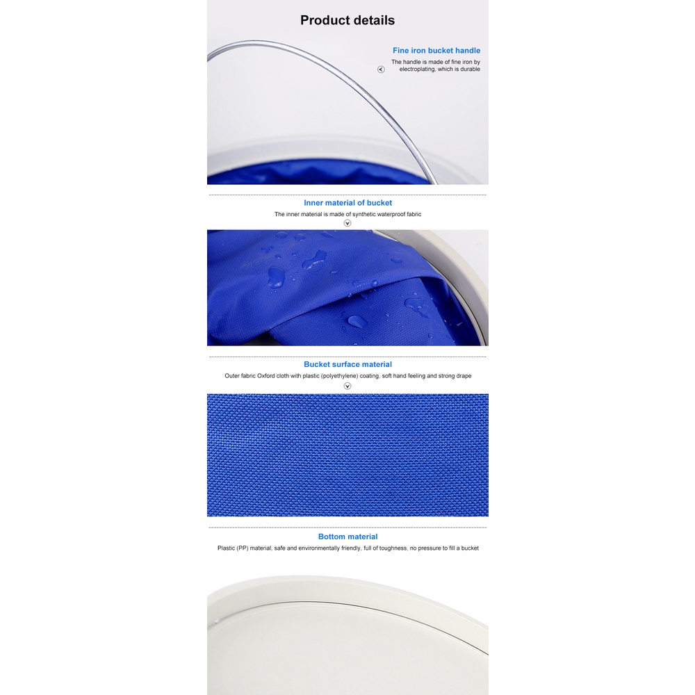 Xô Nhựa Đa Năng Có Thể Gấp Gọn Tiện Dụng