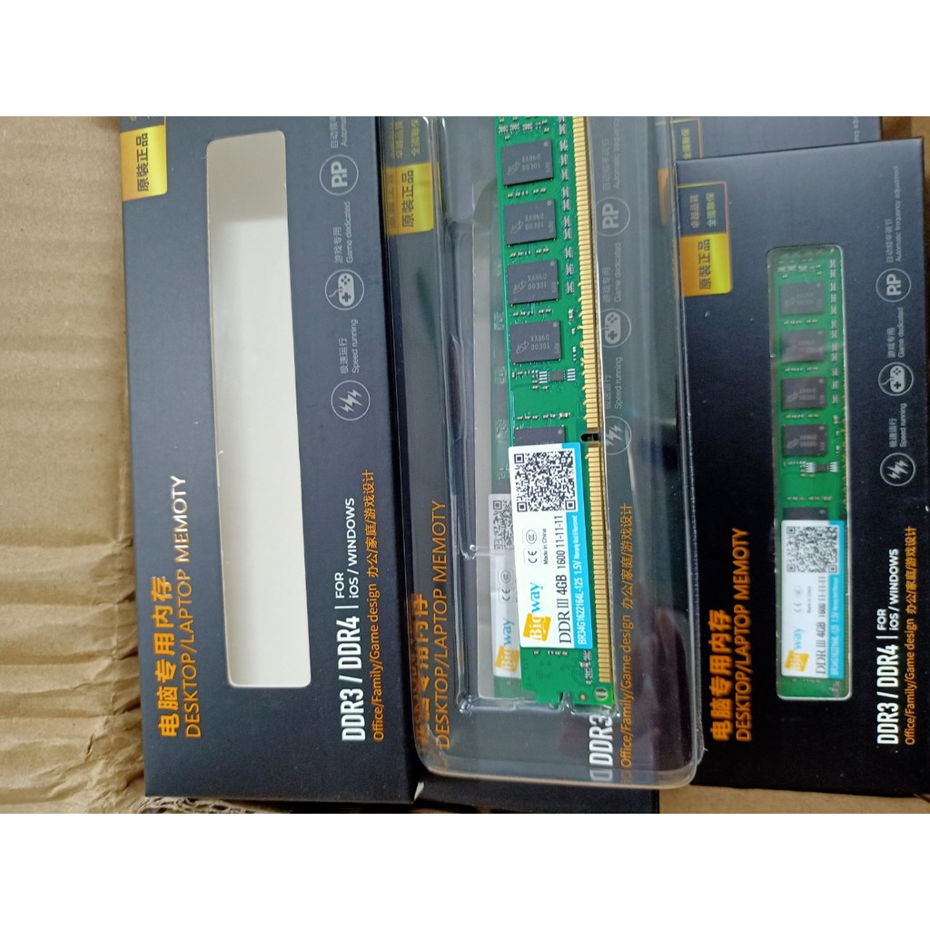 HÀNG MỚI, RAM 4G DDR3 BUZ 1600 MỚI BH 3 NĂM, RAM 4G DDR4 BUZ2400 MỚI BH 3 NĂM