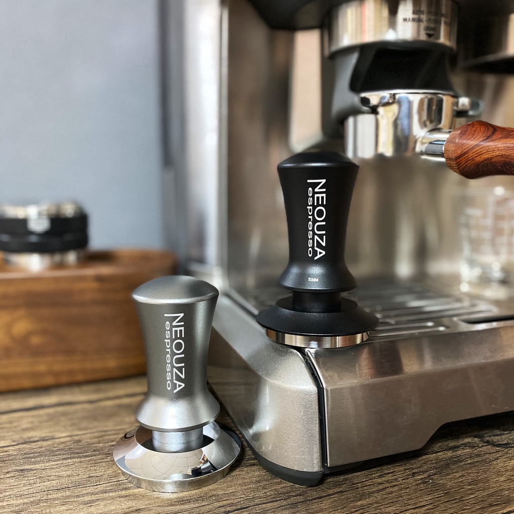 Đế Cà Phê Espresso Tamper 51mm 53mm 58mm Tự Dính Bằng Thép Không Gỉ