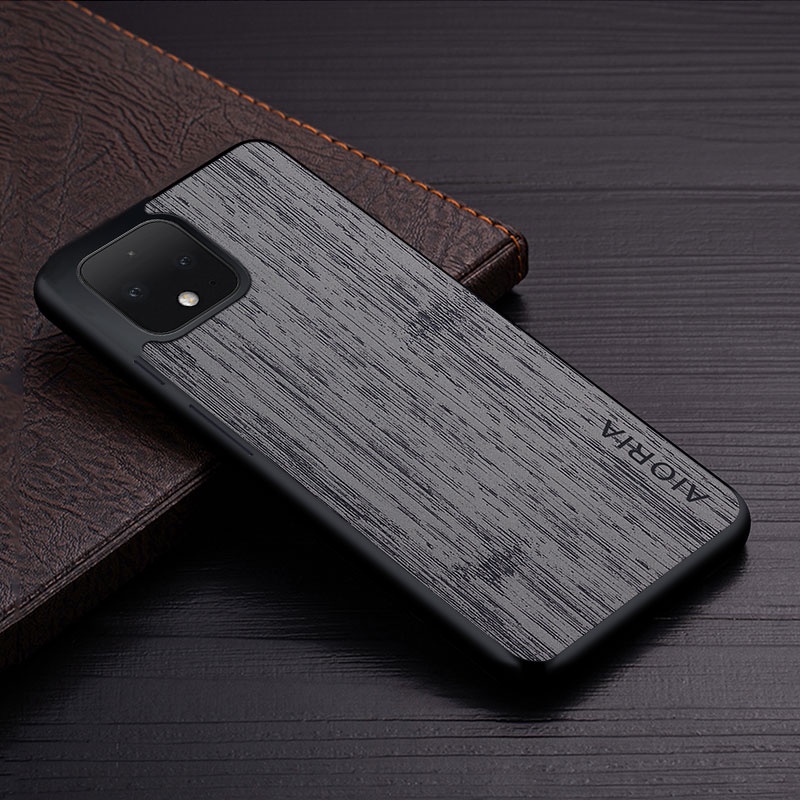 Ốp Bao Da Điện Thoại Họa Tiết Vân Gỗ Tre Sang Trọng Cho google pixel 4 4 xl 5 google pixel 4 4 xl Ốp