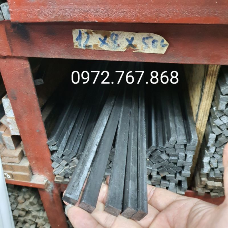 Then bằng 12*8*500mm, thép C45