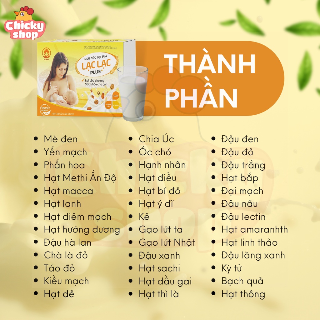 Ngũ cốc lợi sữa đặc biệt Lạc Lạc Plus Dr.Maya 600g giúp mẹ sữa nhiều hơn, thơm hơn, bé tăng cân tốt