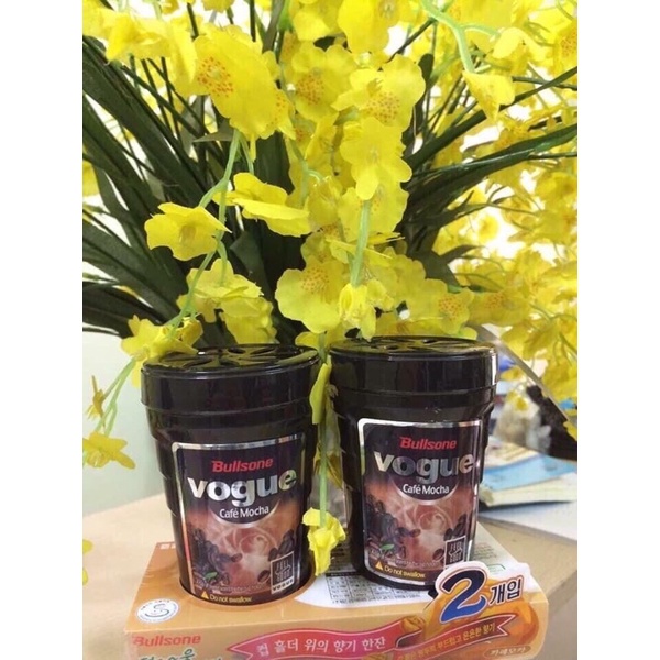 Sáp Thơm Cafe Hàn Quốc Mocha Bull Sone- Khử Mùi Ô Tô Cao, cốc cafe để xe ô tô, sáp cafe xe ô tô