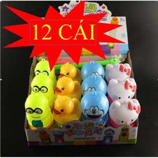 Sỉ 12 cái lồng đèn trung thu lò xo ngộ nghĩnh nháy đèn