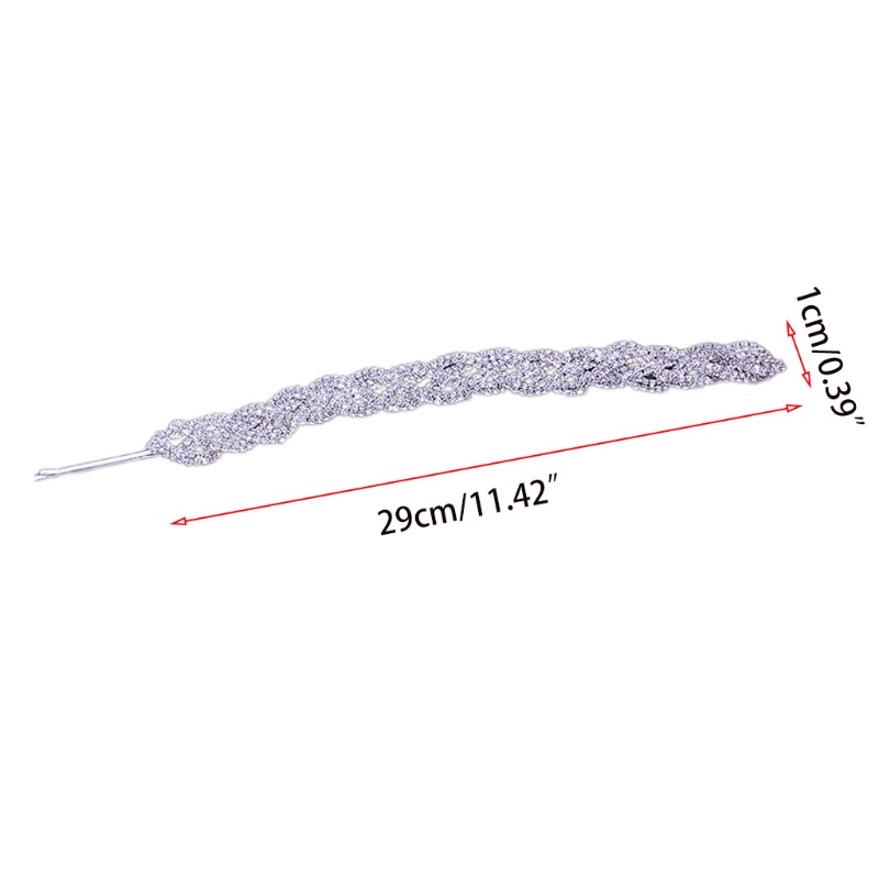 Phụ Kiện Tóc Giả Tua Rua Dài Đính Đá Pha Lê Xinh Xắn