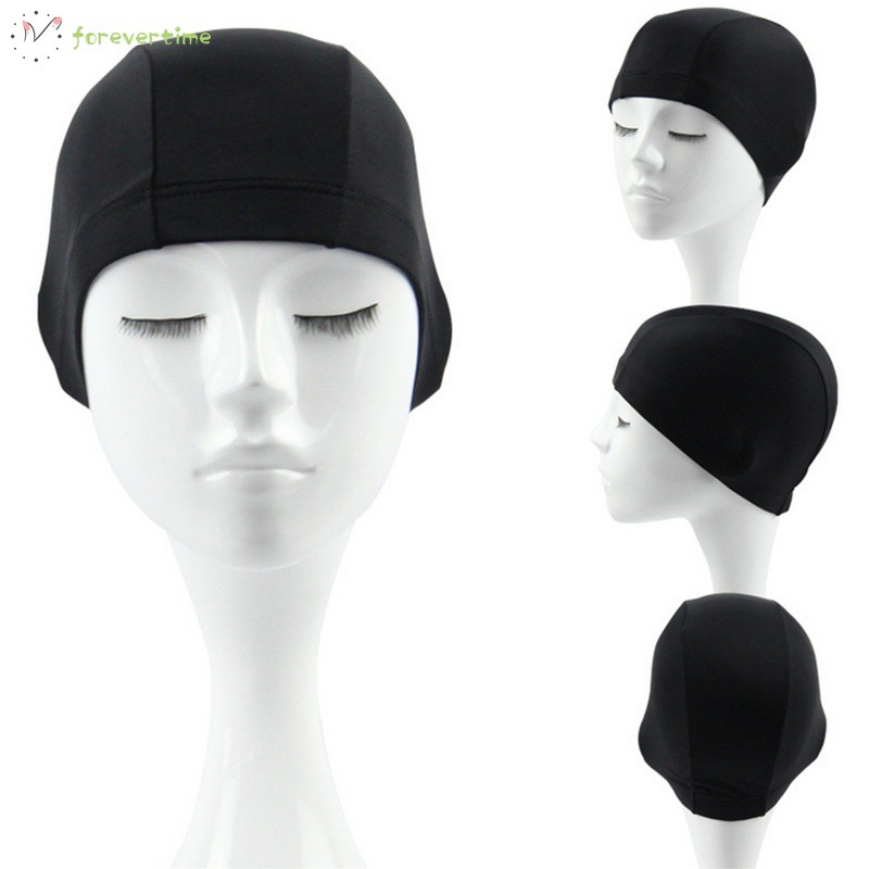 #mũ# Easy Fit Adult Swimming Hat Cap Swim Men Women Unisex Nylon Spandex Fabric New