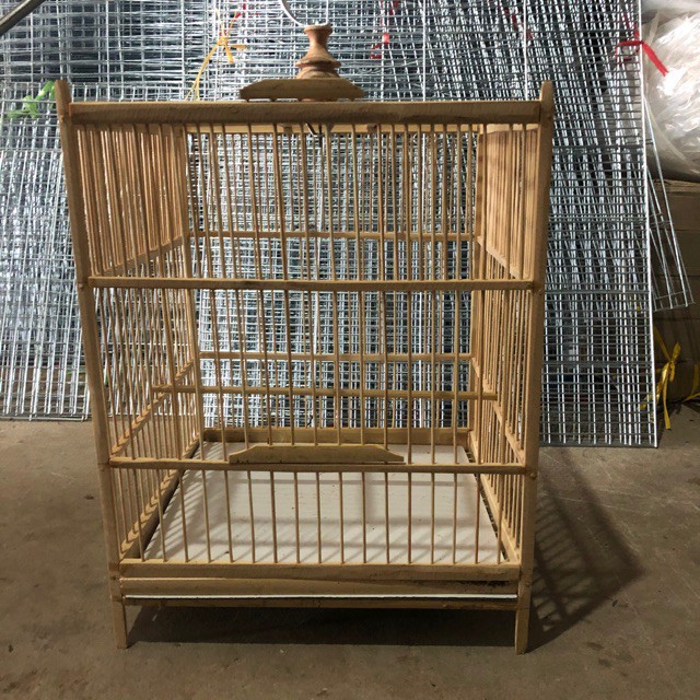 Combo áo cóng ăn,uống khung lồng ép mộc nan trúc Phụ kiện lồng chim Halosung PK52