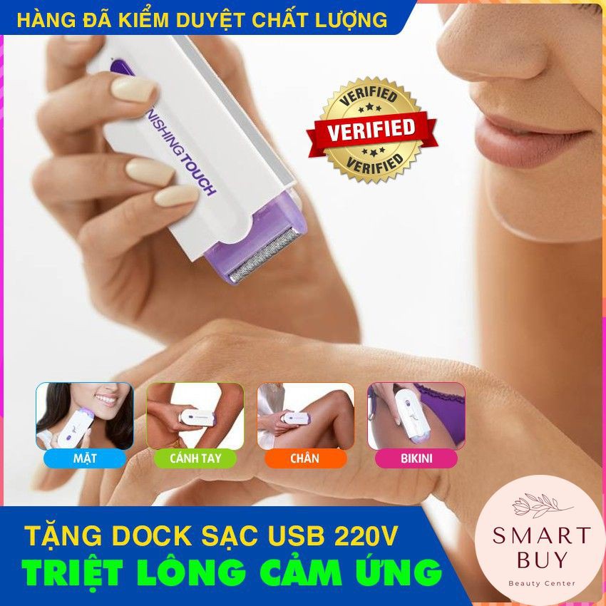 Máy Triệt Lông Mini Tại Nhà Yes Finishing Touch - Tự Triệt Lông Cá Nhân Đơn Giản An Toàn