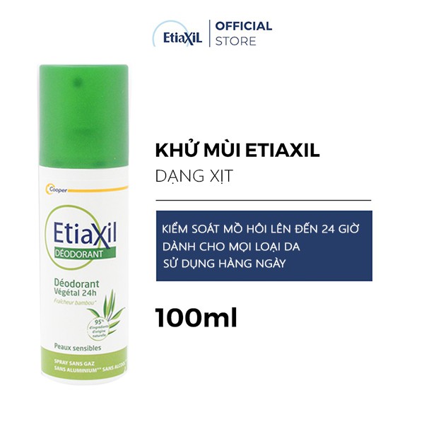 Xịt khử mùi Etiaxil chiết xuất nha đam 24h 100ml [date:1.4.2023]