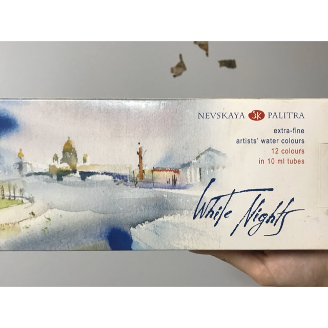 Màu nước white nights