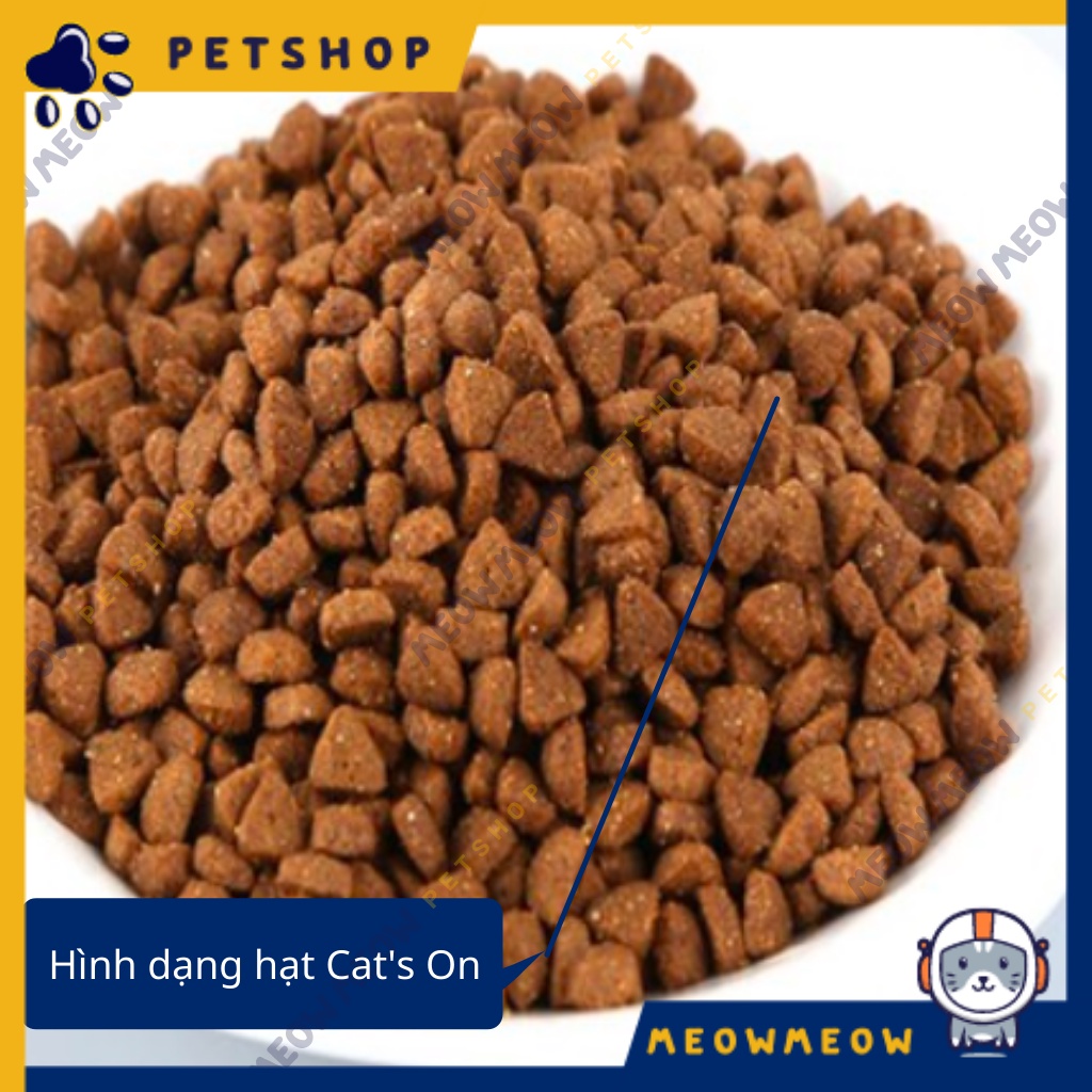 [Mã PET50 giảm 10% - tối đa 50K đơn 250K] Hạt cho mèo Cat On (Cat's On) loại 5KG - Hạt dinh dưỡng cho mèo mọi lứa tuổi.