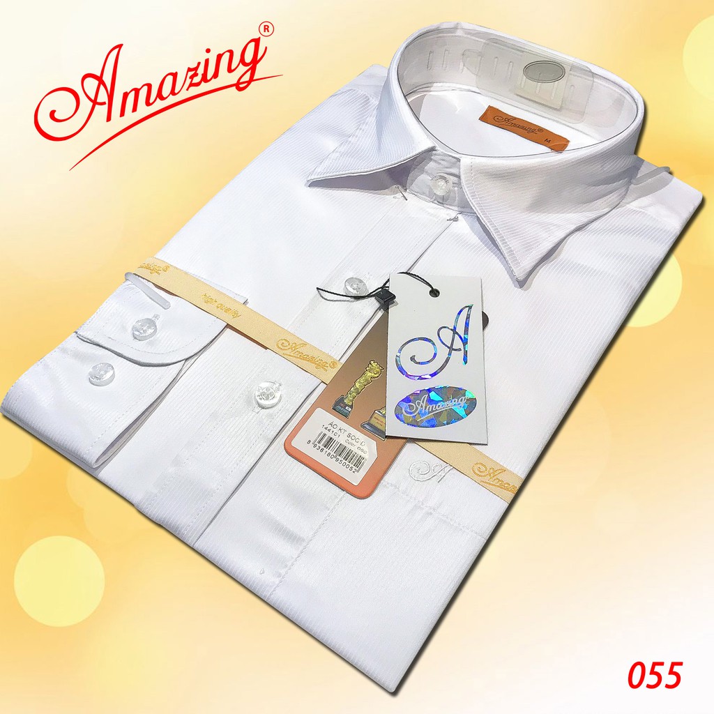 Áo sơ mi sọc tay dài Amazing, kẻ caro thanh lịch, form regular, vạt bầu, chất liệu nhập khẩu từ India | BigBuy360 - bigbuy360.vn