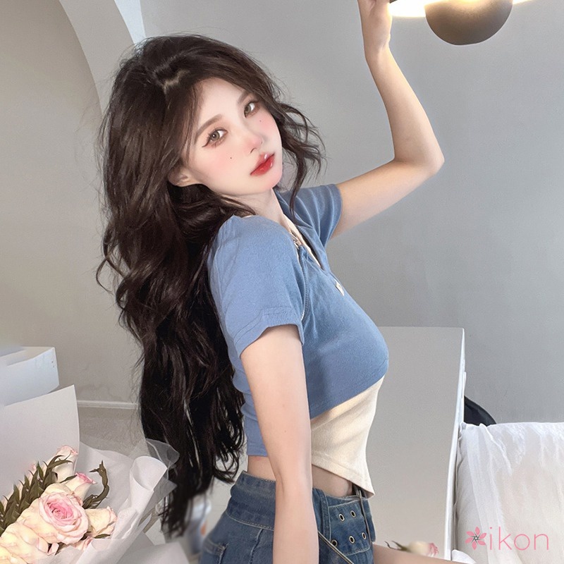 Áo Thun NgắN Tay Phong CáCh Vintage Cho Nữ
