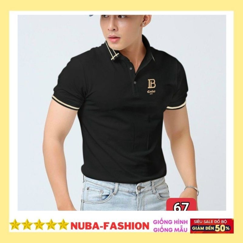 Áo thun nam nữ cổ bẻ cao cấp, ao phông chất vải polo, thấm hút mồ hôi  66 TAKA