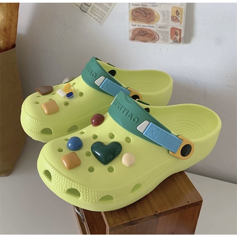 DÉP SỤC/DÉP ĐÔI NAM/NỮ UNISEX KÈM STICKER