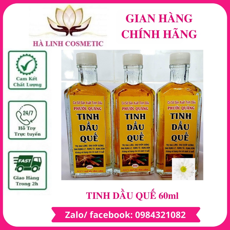 Tinh dầu Quế Phước Quảng nguyên chất hàng chuẩn xịn