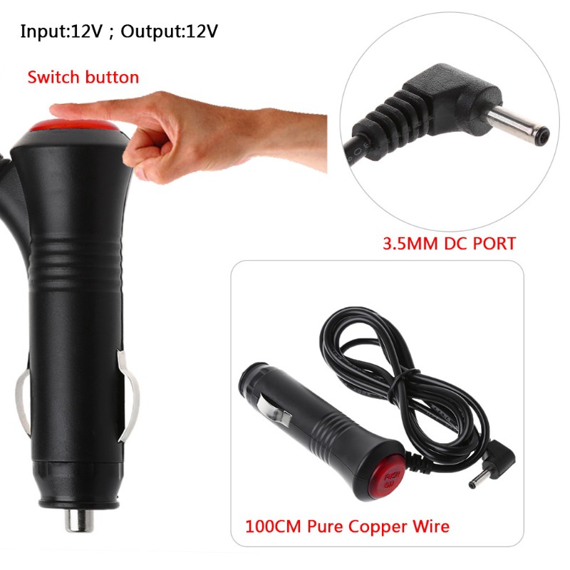 Điếu sạc cáp GPS 12V jack cắm 3.5mm tiện dụng cho xe hơi