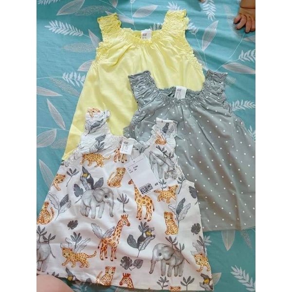 Set 3 áo Hm bé gái