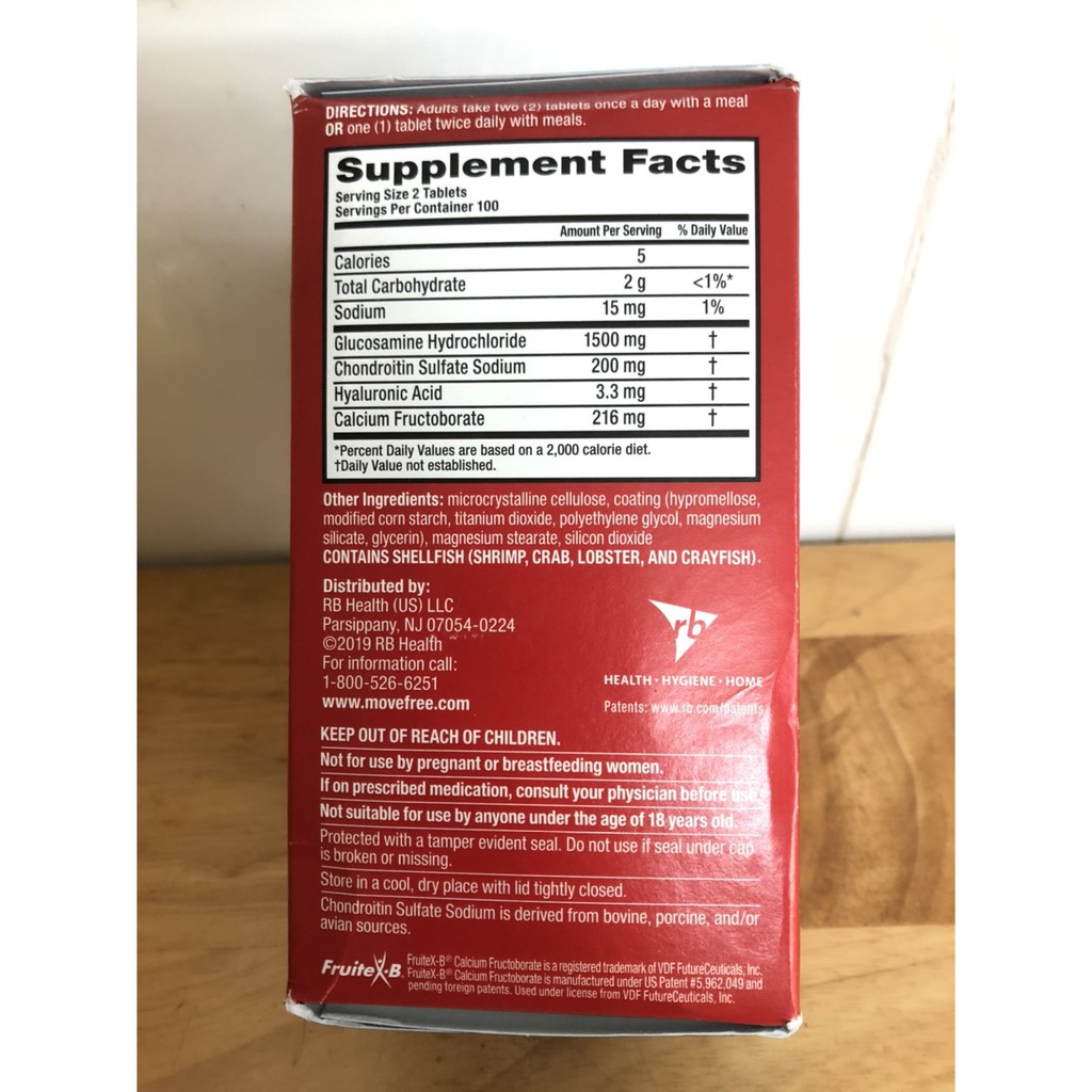 Viên uống Glucosamine Schiff Move Free 200 viên