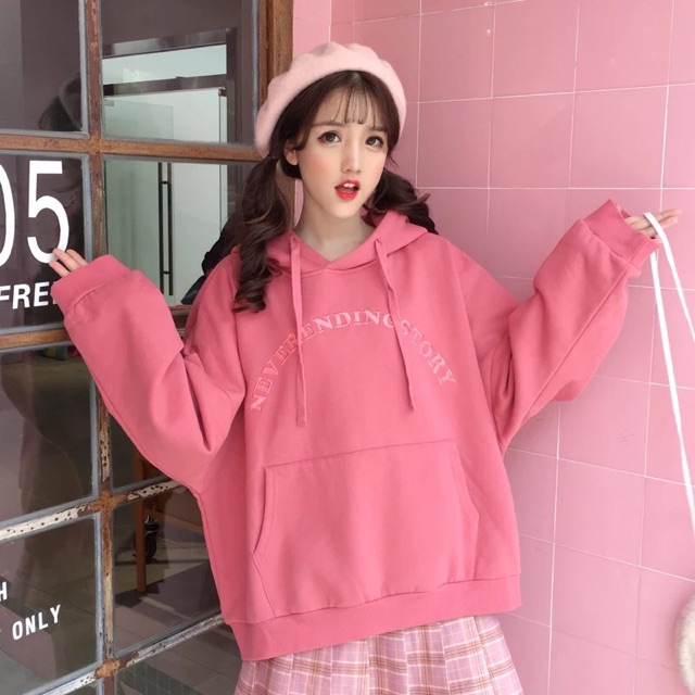 (ORDER-sẵn đen L) Áo hoodie ulzzang nỉ tay dơi never ending story | WebRaoVat - webraovat.net.vn