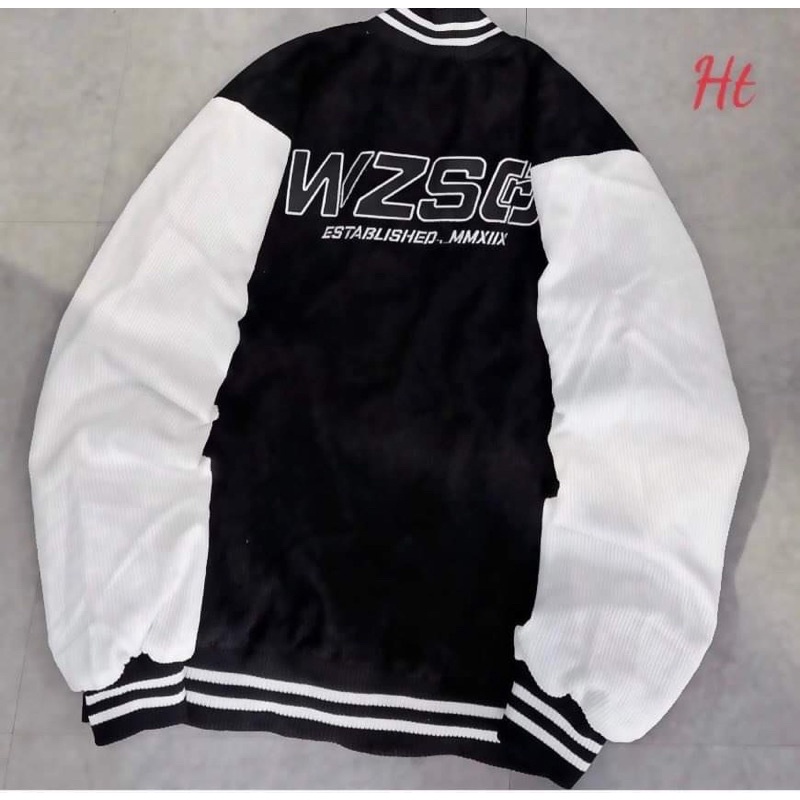 Áo khoác bomber phối tay WSZ HT12