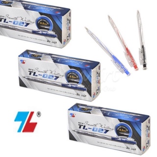 1 Hộp= 20 Chiếc bút bi TL-027 BÚT BI CHUẨN HÃNG SIÊU BỀN ĐỦ MÀU XANH, ĐEN, ĐỎ