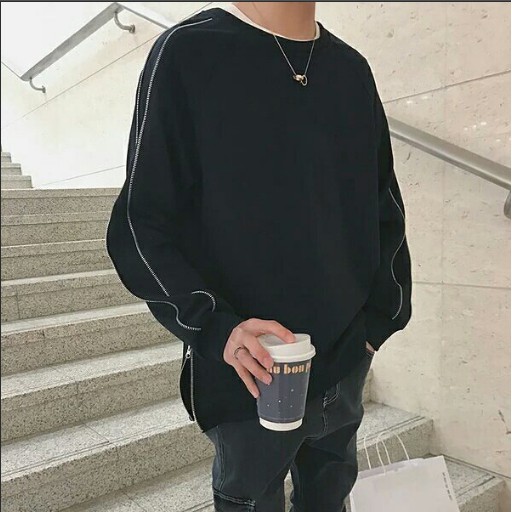 Áo Sweater phối ZIP tay SIÊU CHẤT