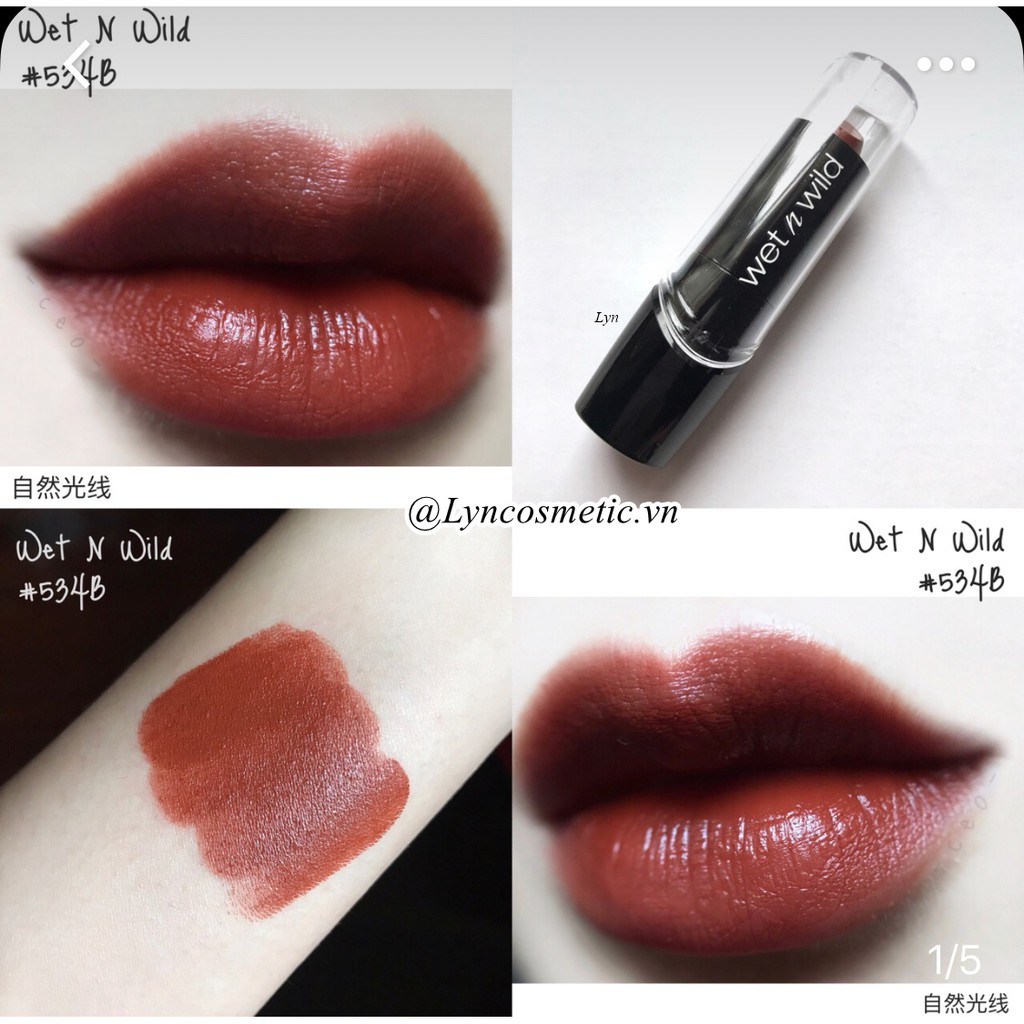 Son thỏi Wet N Wild #534 Milk Brown