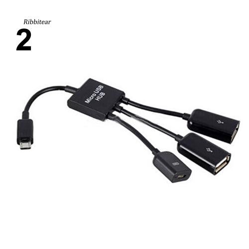 Dây cáp chia cổng USB HUB OTG sang 2 cổng USB 2.0