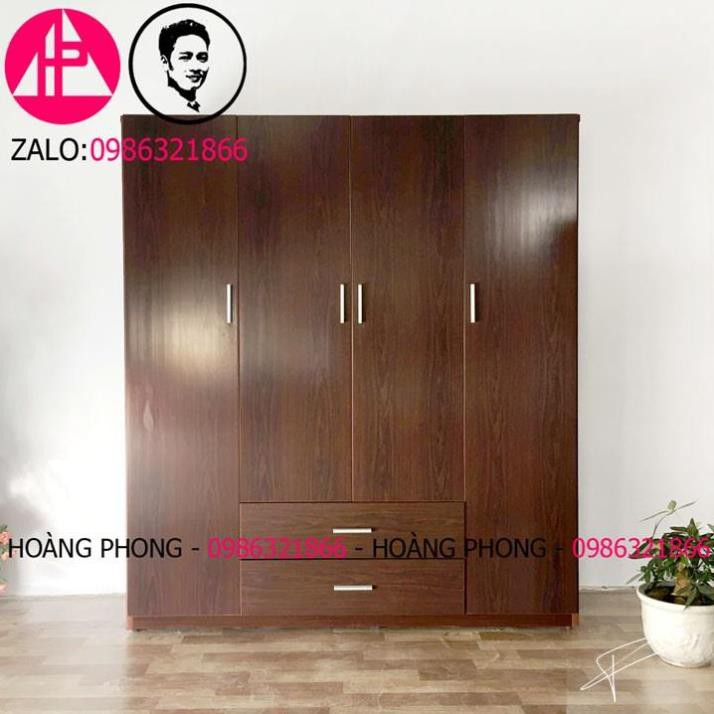 Tủ quần áo 4 cánh mãu gỗ - Tủ nhựa đài loan cao cấp (1m62 x 1m85) Miễn phí vận chuyển Bảo hành 2 năm tại nhà | BigBuy360 - bigbuy360.vn