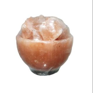 Đèn Ngủ Để Bàn /Đèn Phong Thủy Đá Muối Himalaya Pakistan Hình Tô+ Đèn + 100g Muối Tắm Hoặc Ăn Himalaya