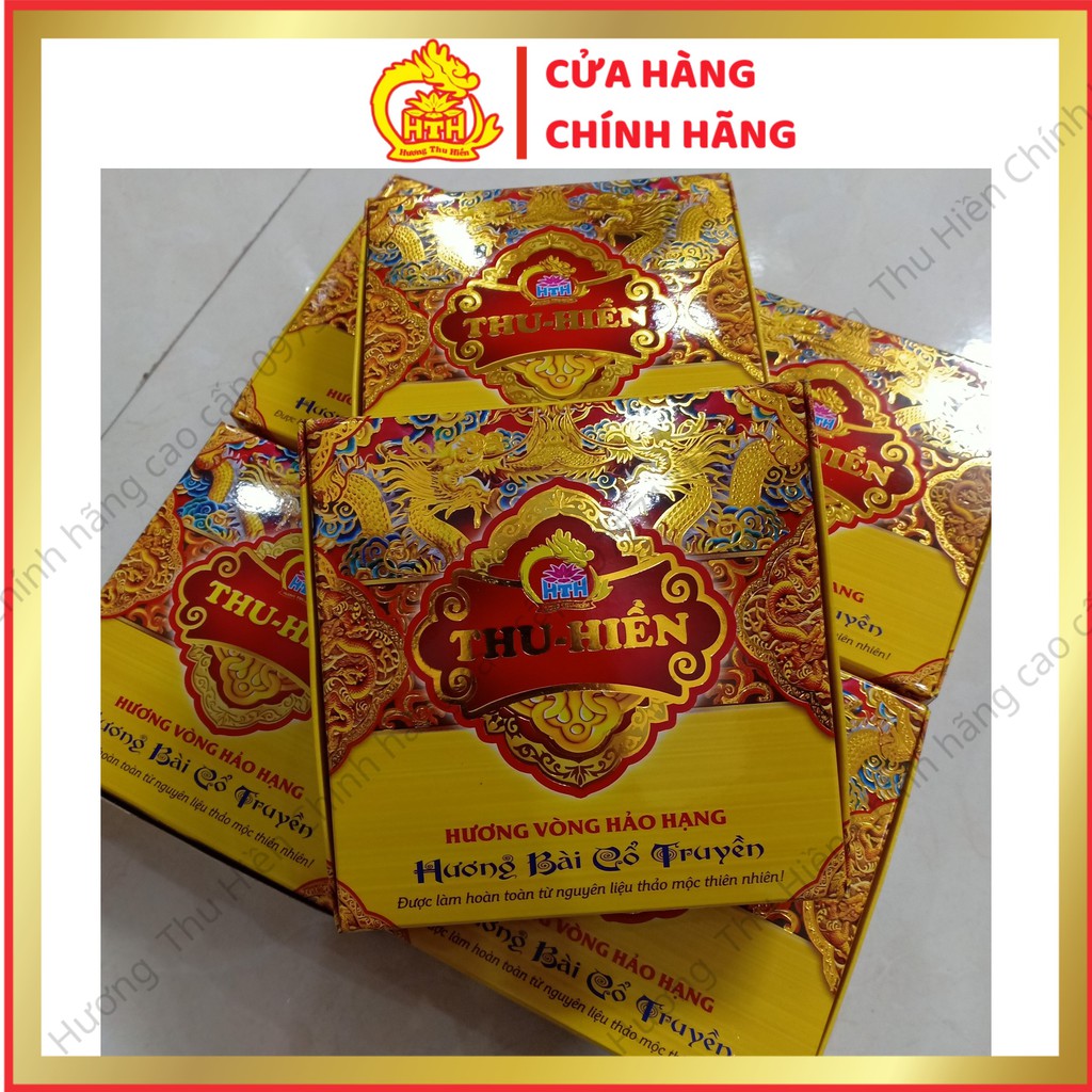 [Chính Hãng 10 Vòng] Hương Vòng Thảo Mộc Thu Hiền Thượng Hạng 1 Ngày, Nhang Vòng Trầm Hương Cao Cấp Thu Hiền