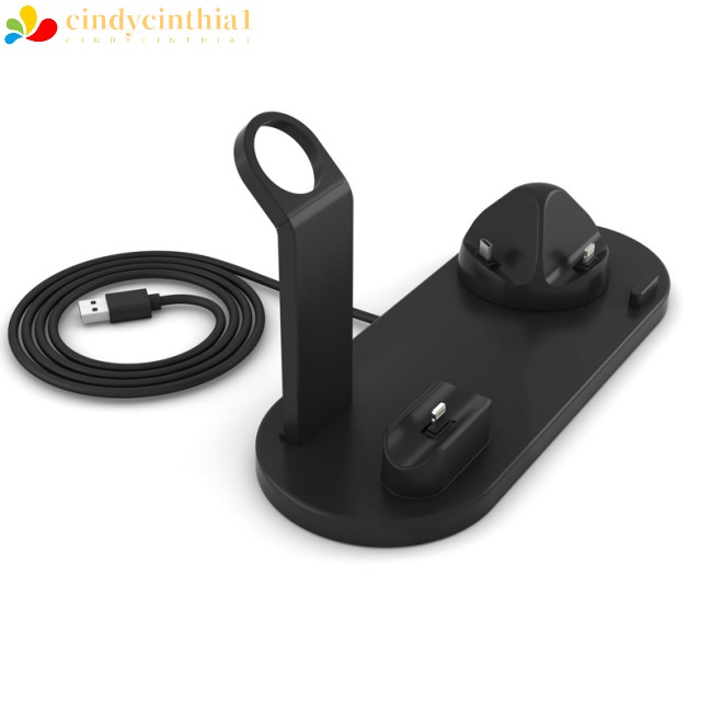 Giá Đỡ Kiêm Sạc Điện Thoại 3 Trong 1 Đa Năng Cho Iphone + Airpods + Iwatch